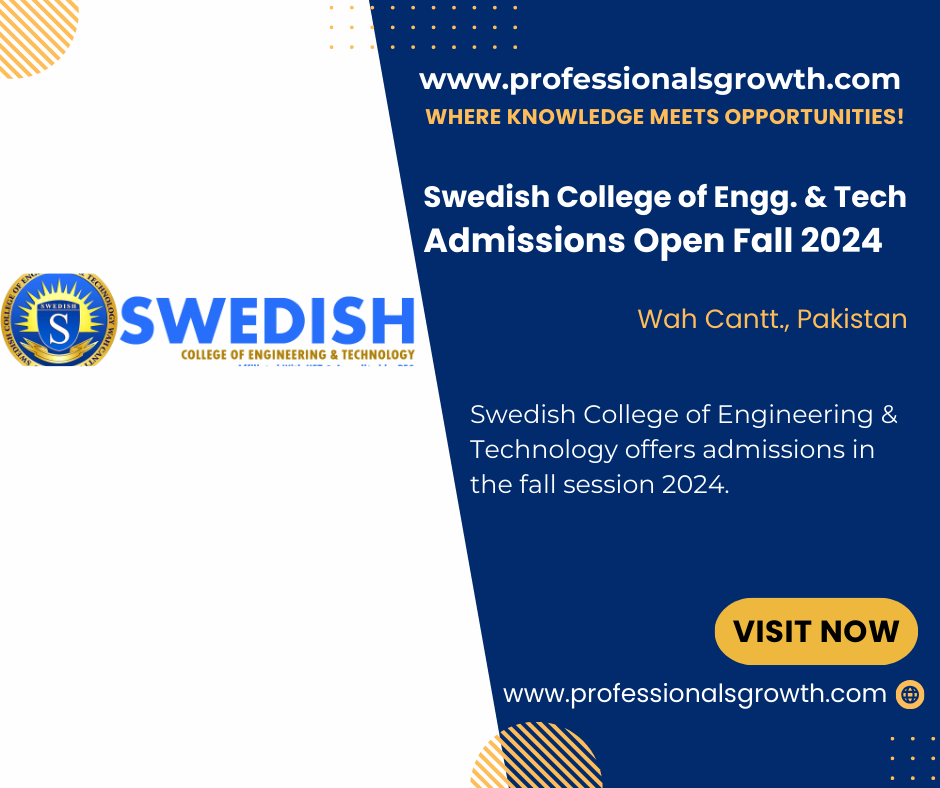 Swedish College of Engineering & Technology – Admissions Open 2024