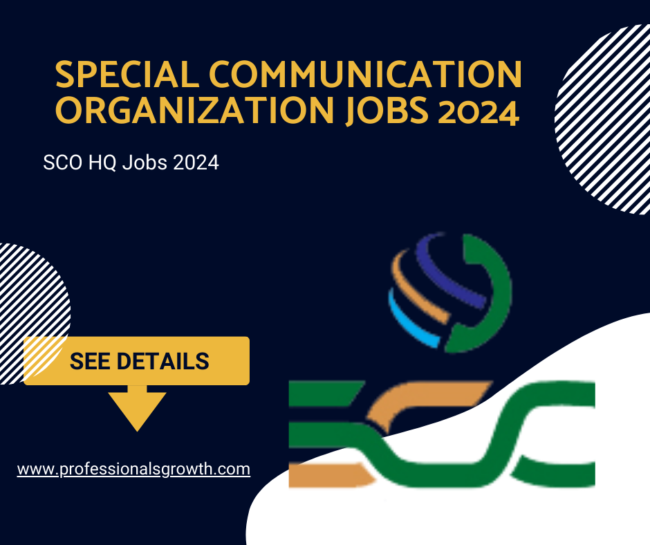 Special Communication Organization HQ Rwp Jobs – SCO Jobs 2024