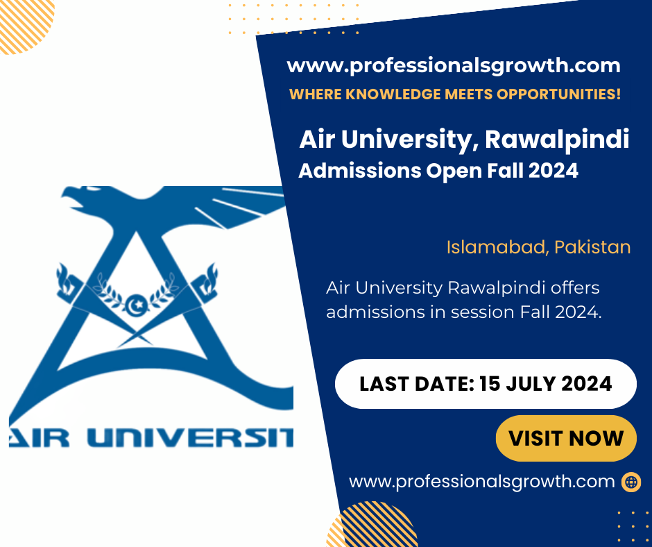 Air University – Admissions Open Fall 2024